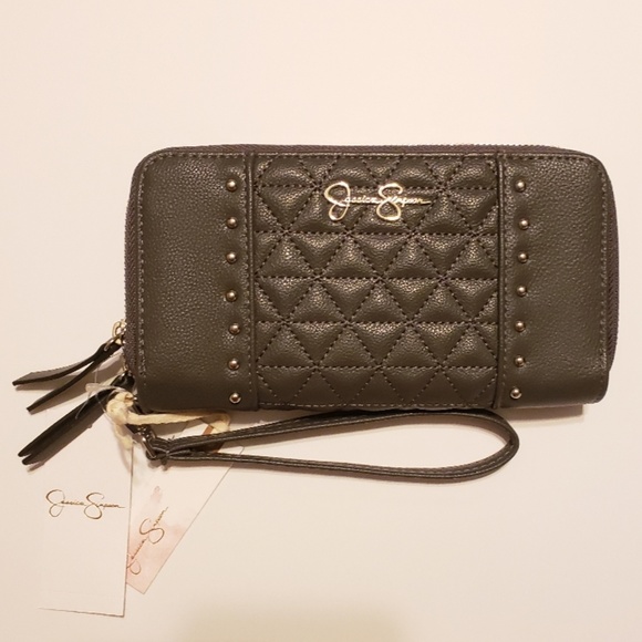 Jessica Simpson Handbags - Jessica Simpson Lily Double Zip Wallet/Wristlet